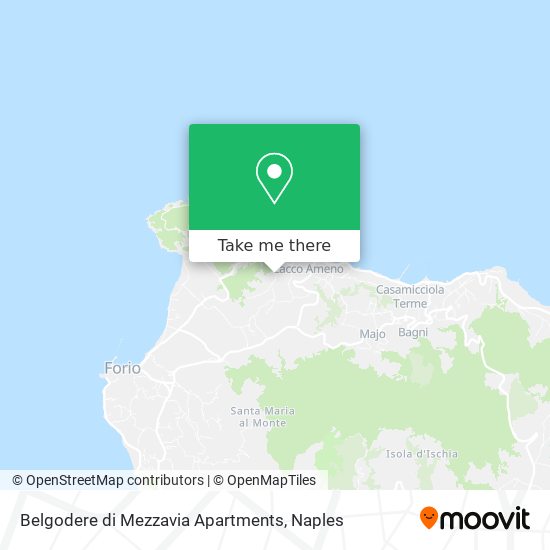 Belgodere di Mezzavia Apartments map