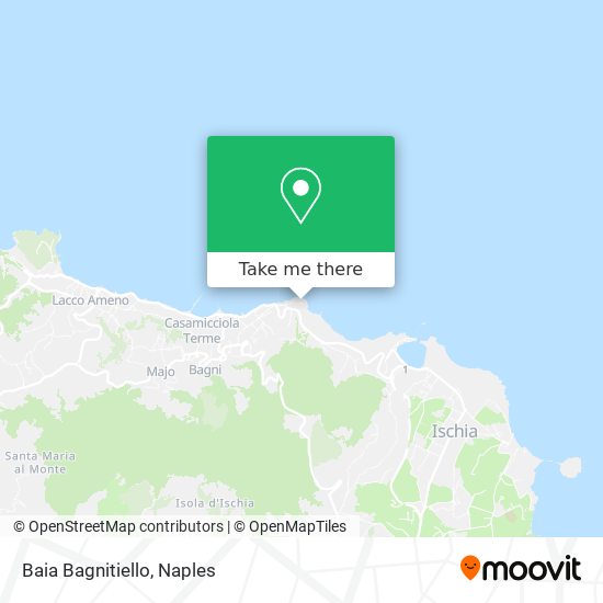 Baia Bagnitiello map
