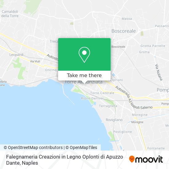 Falegnameria Creazioni in Legno Oplonti di Apuzzo Dante map