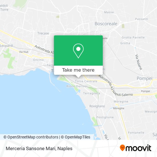 Merceria Sansone Mari map