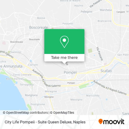 City Life Pompeii - Suite Queen Deluxe map