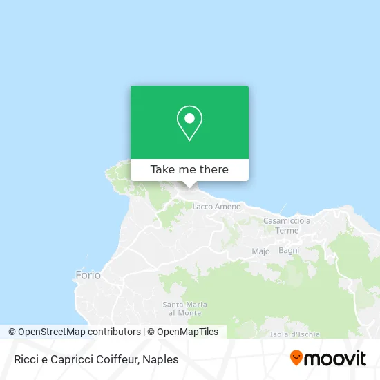 Ricci and Capricci Hairdresser map