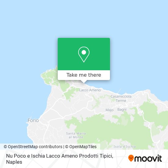 Nu Poco e Ischia Lacco Ameno Prodotti Tipici map