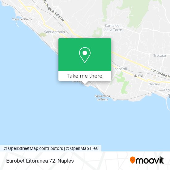 Eurobet Litoranea 72 map
