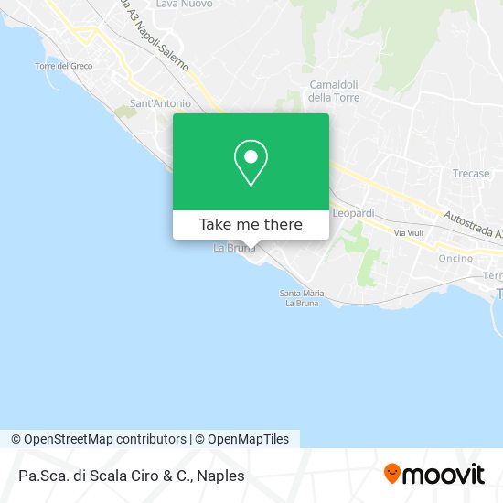 Pa.Sca. di Scala Ciro & C. map