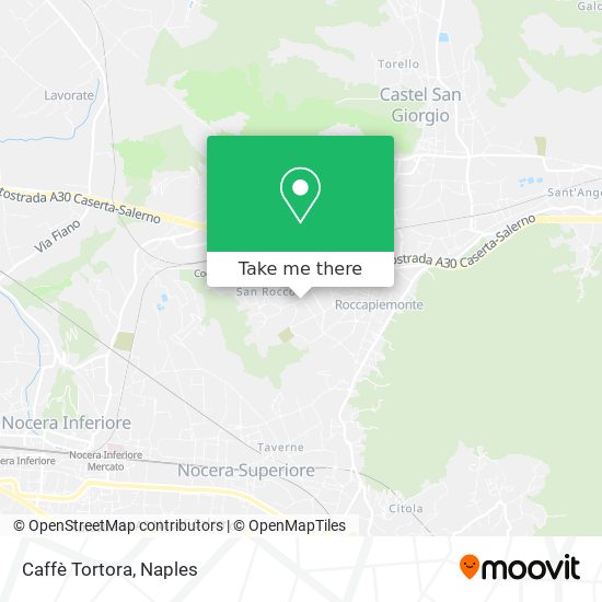 Caffè Tortora map