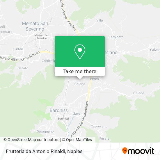 Frutteria da Antonio Rinaldi map