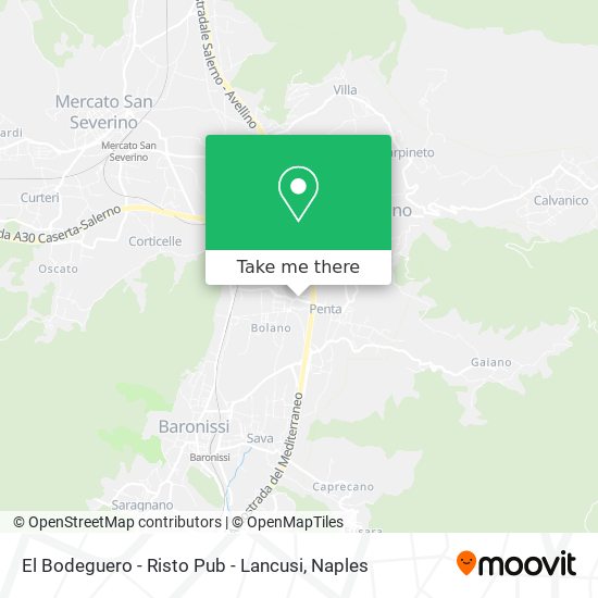 El Bodeguero - Risto Pub - Lancusi map