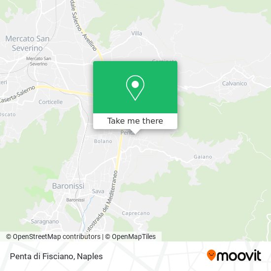 Penta di Fisciano map