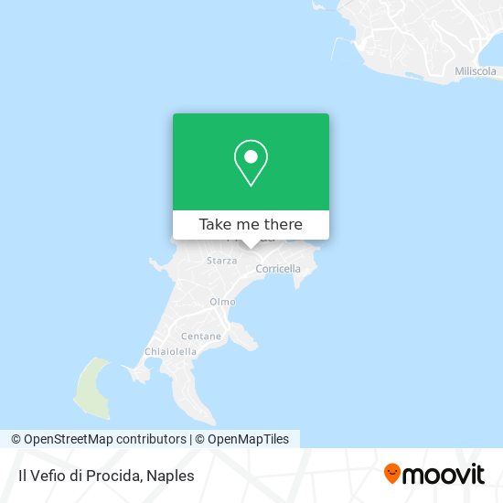 Il Vefio di Procida map