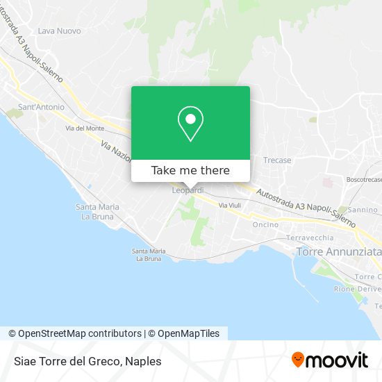 Siae Torre del Greco map
