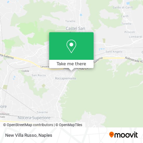 New Villa Russo map