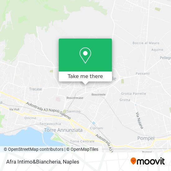 Afra Intimo&Biancheria map