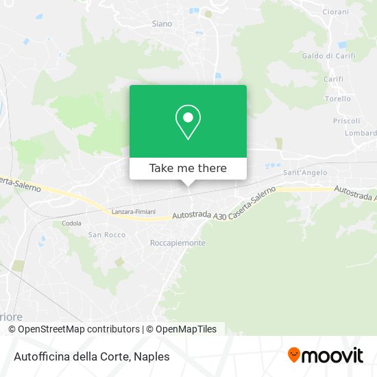 Autofficina della Corte map