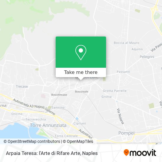 Arpaia Teresa: l'Arte di Rifare Arte map