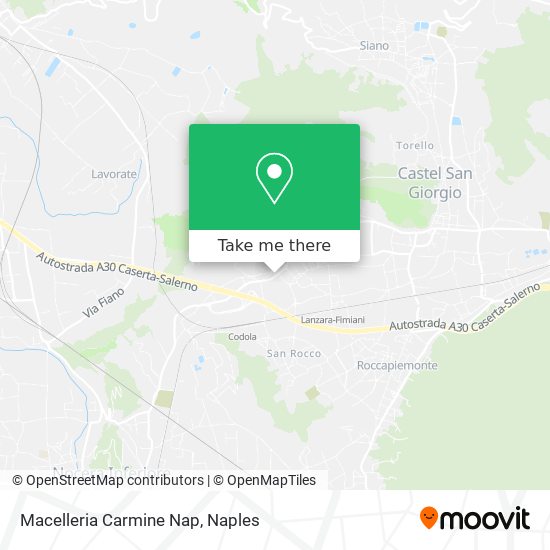 Macelleria Carmine Nap map
