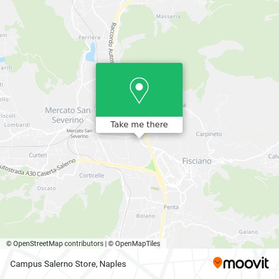 Campus Salerno Store map