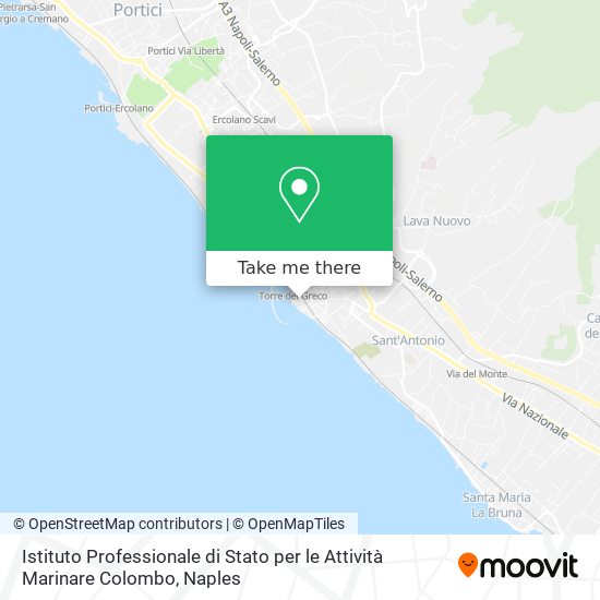 Istituto Professionale di Stato per le Attività Marinare Colombo map