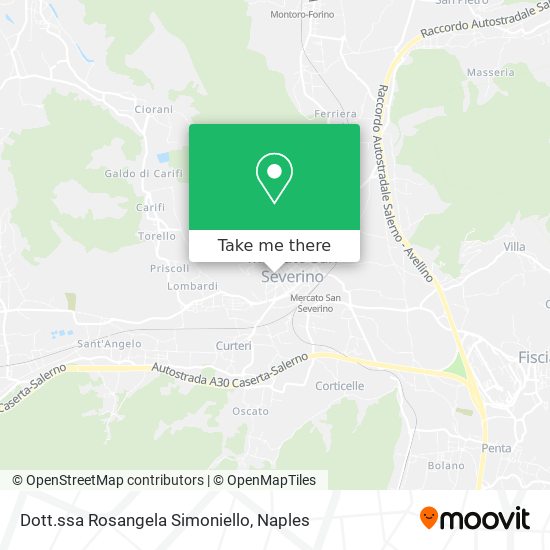 Dott.ssa Rosangela Simoniello map