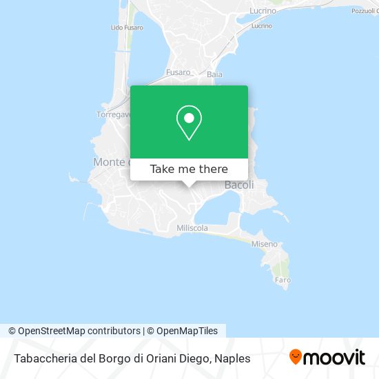 Tabaccheria del Borgo di Oriani Diego map
