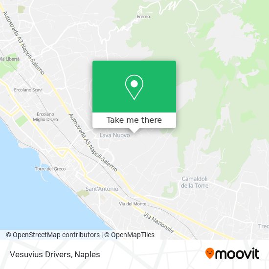Vesuvius Drivers map