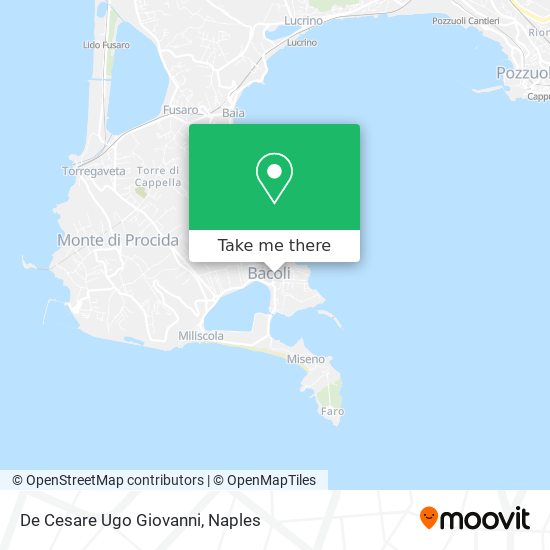 De Cesare Ugo Giovanni map