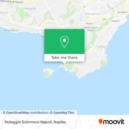 Noleggio Gommoni Napoli map