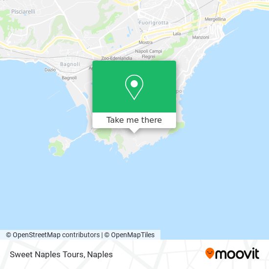 Sweet Naples Tours map