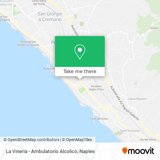La Vineria - Ambulatorio Alcolico map