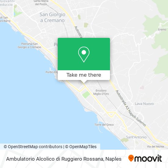 Ambulatorio Alcolico di Ruggiero Rossana map
