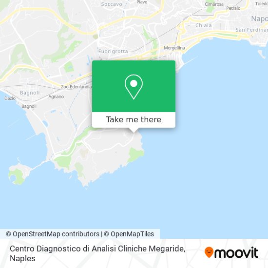 Centro Diagnostico di Analisi Cliniche Megaride map
