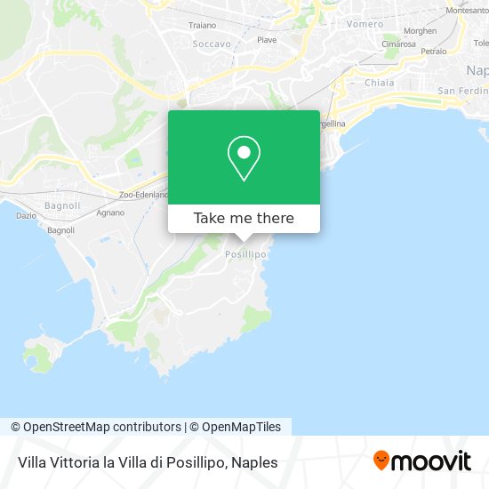 Villa Vittoria la Villa di Posillipo map