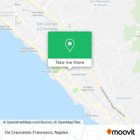 De Crescenzo Francesco map