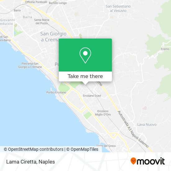 Lama Ciretta map