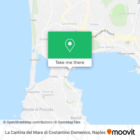 La Cantina del Mare di Costantino Domenico map