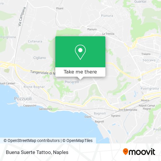 Buena Suerte Tattoo map