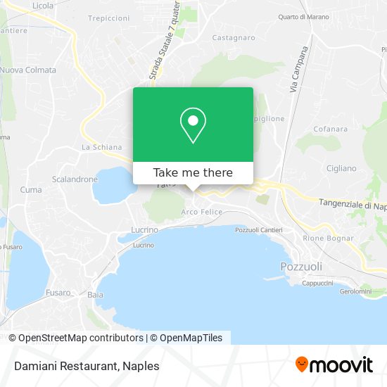 Damiani Restaurant map