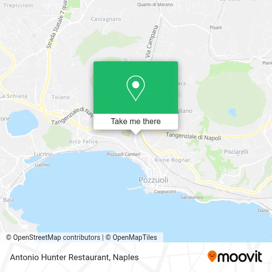 Antonio Hunter Restaurant map