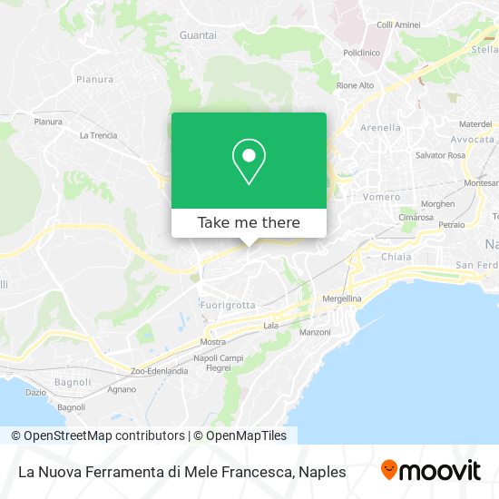 La Nuova Ferramenta di Mele Francesca map