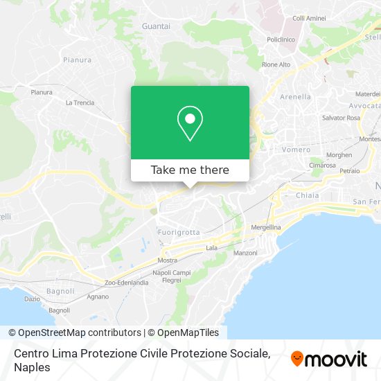 Centro Lima Protezione Civile Protezione Sociale map