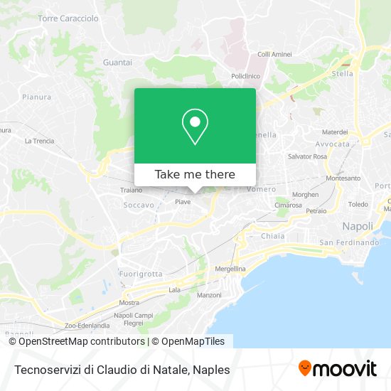 Tecnoservizi di Claudio di Natale map