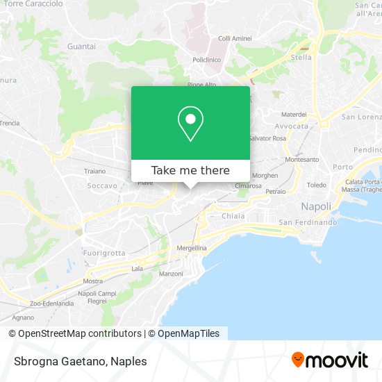 Sbrogna Gaetano map