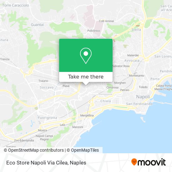 Eco Store Napoli Via Cilea map