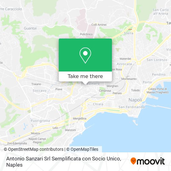 Antonio Sanzari Srl Semplificata con Socio Unico map