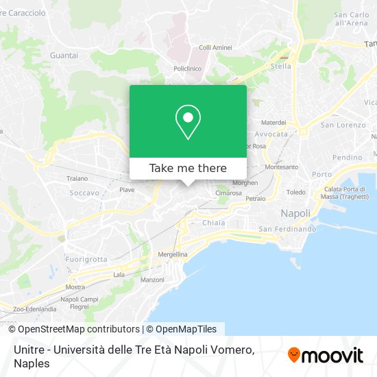 Unitre - Università delle Tre Età Napoli Vomero map