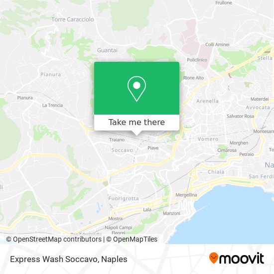 Express Wash Soccavo map