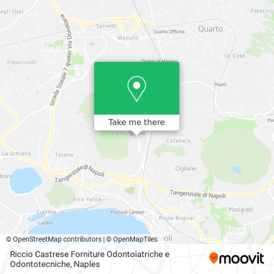 Riccio Castrese Forniture Odontoiatriche e Odontotecniche map