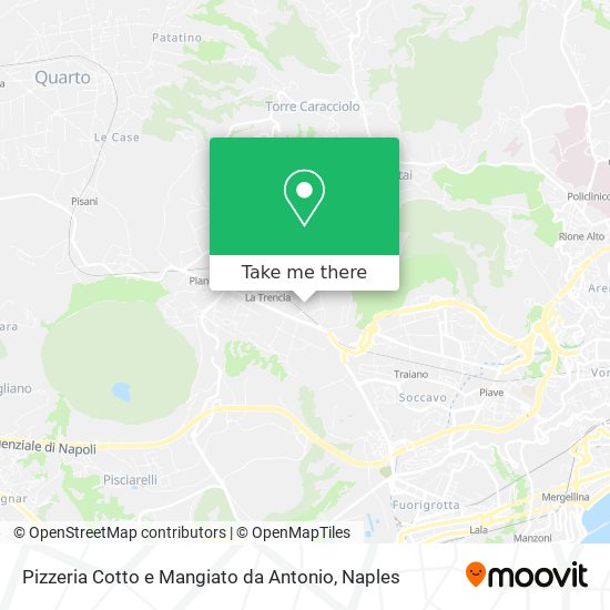 Pizzeria Cotto e Mangiato da Antonio map