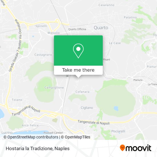 Hostaria la Tradizione map