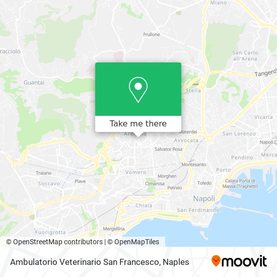 Ambulatorio Veterinario San Francesco map